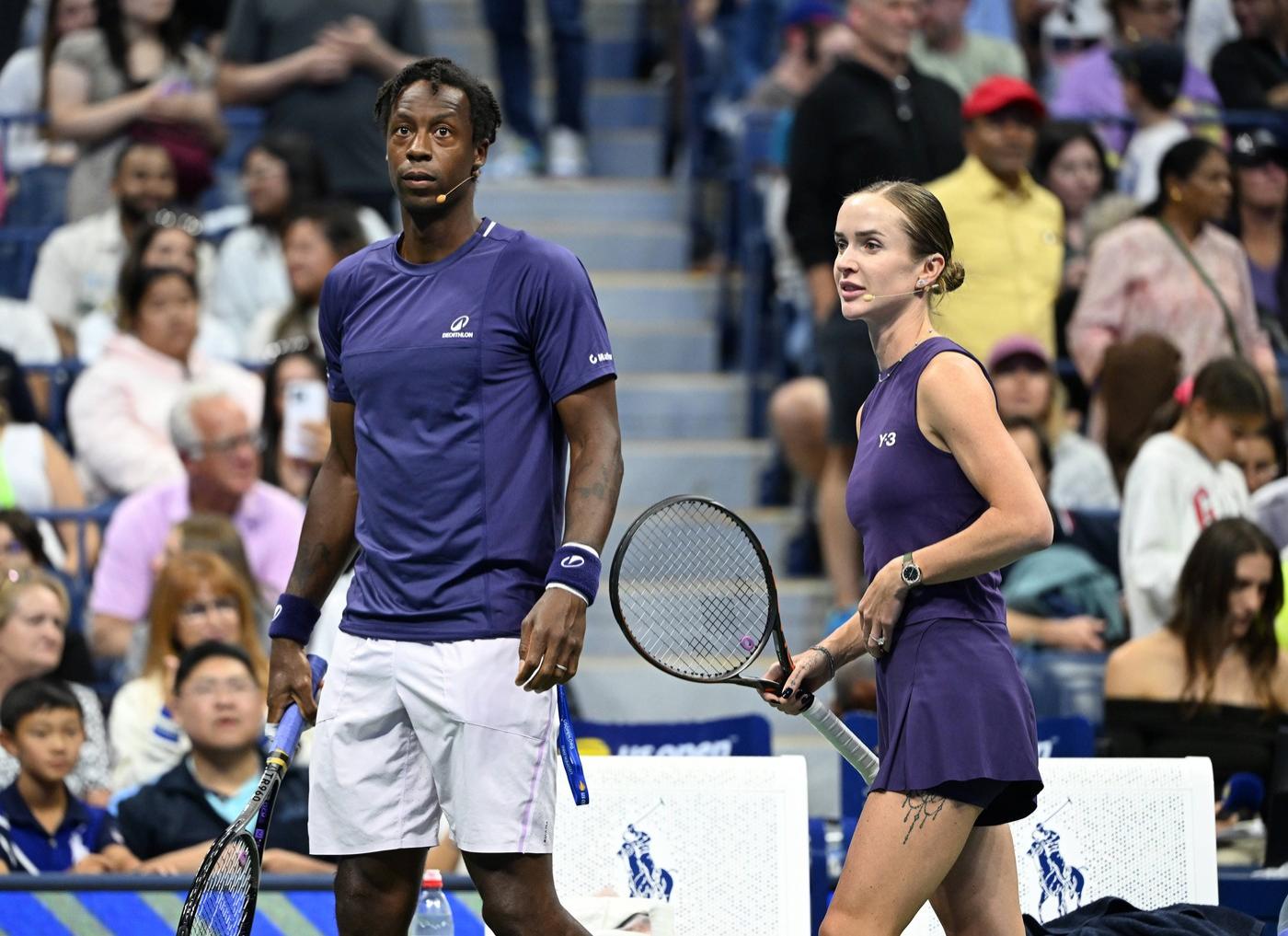 Elina Svitolina și Gaël Monfils