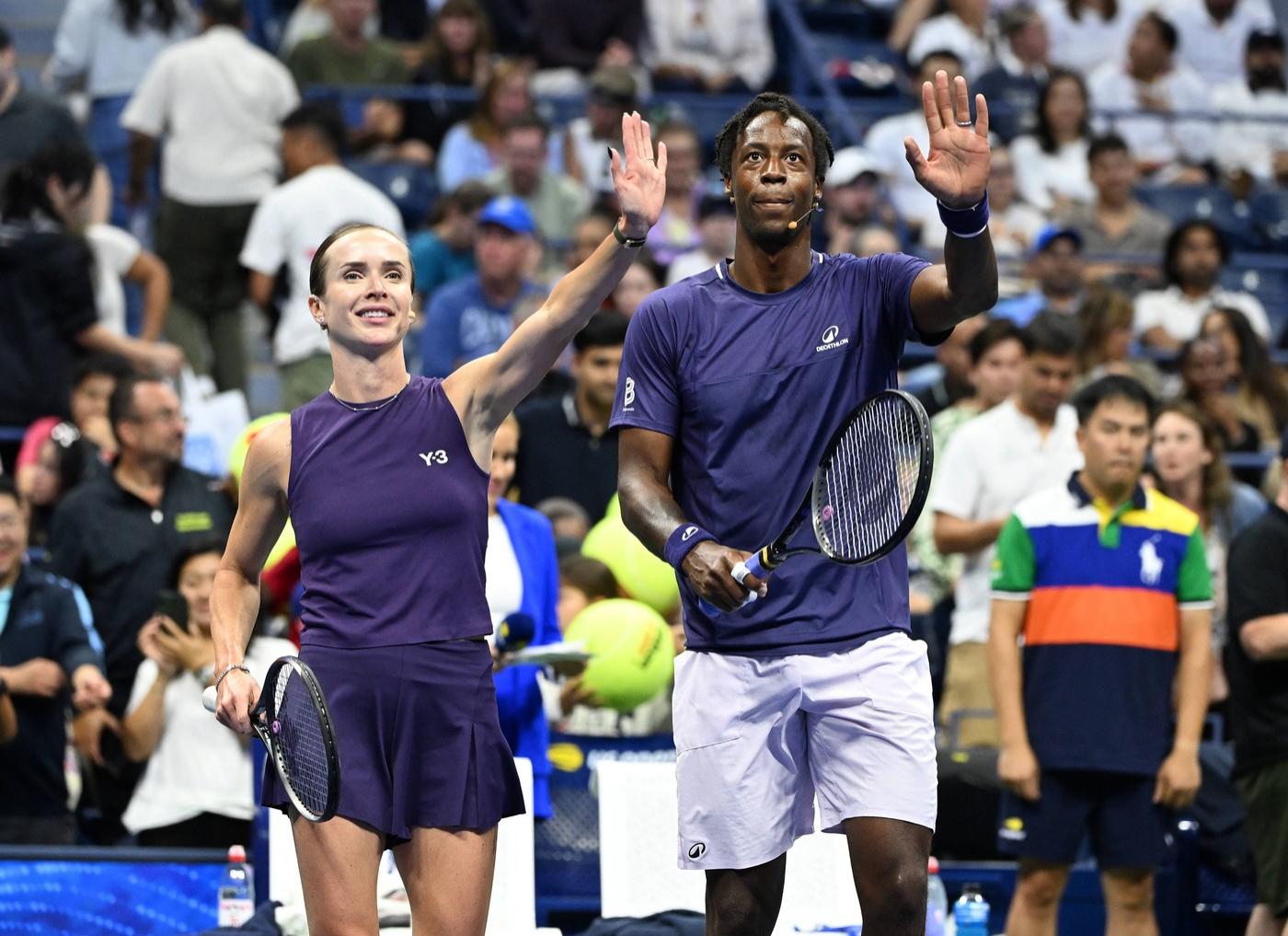Elina Svitolina și Gaël Monfils