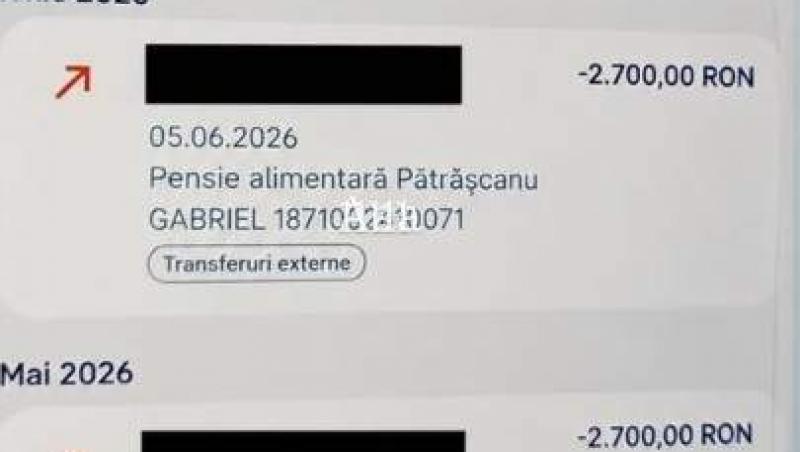 Gabi Bădălău, dovezi cu plăți de peste 80.000 de euro pentru copiii săi! Ce sume a făcut publice