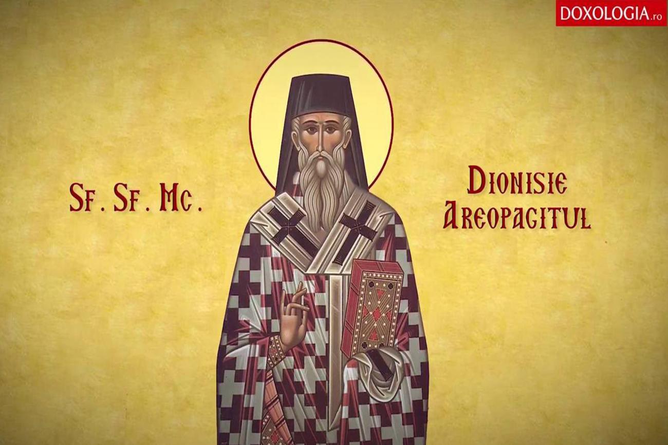 Calendar ortodox 3 octombrie 2026. Sf&acirc;ntul Dionisie Areopagitul, omul care s-a convertit după predica Apostolului Pavel