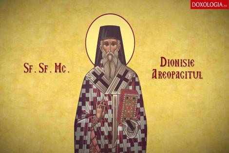 Calendar ortodox 3 octombrie 2026. Sf&acirc;ntul Dionisie Areopagitul, omul care s-a convertit după predica Apostolului Pavel