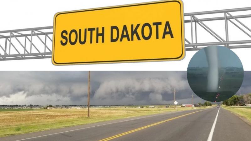 colaj semn south dakota, drum din dakota de sud și tornada din dakota de sud