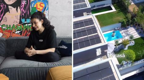 Cum arată casa spectaculoasă a Marisei Paloma. Influencerița are piscină, o curte ca-n filme și un design modern | FOTO