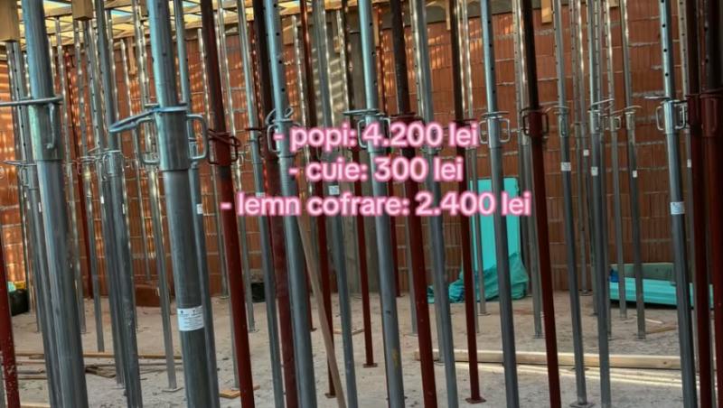 Cât costă să ridici o casă în 2026. O influenceriță a dezvăluit cât a cheltuit până acum pe construcție