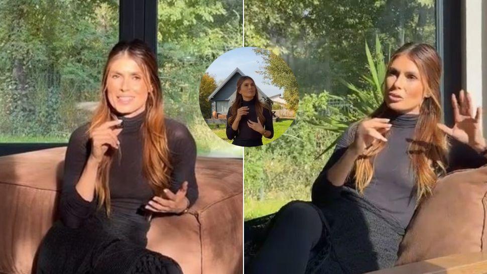 colaj sâziana negru în casa din pădure