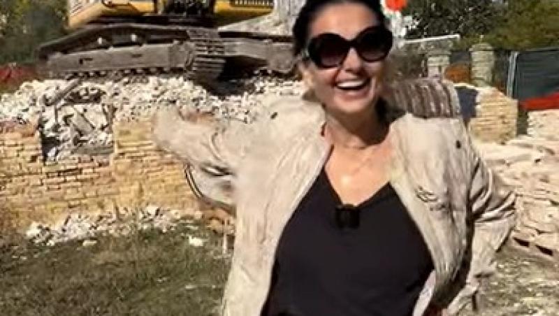Cum arată casa Gabrielei Cristea din Italia, după începerea lucrărilor de renovare. Vedeta, surprinsă: „Șoc am avut”