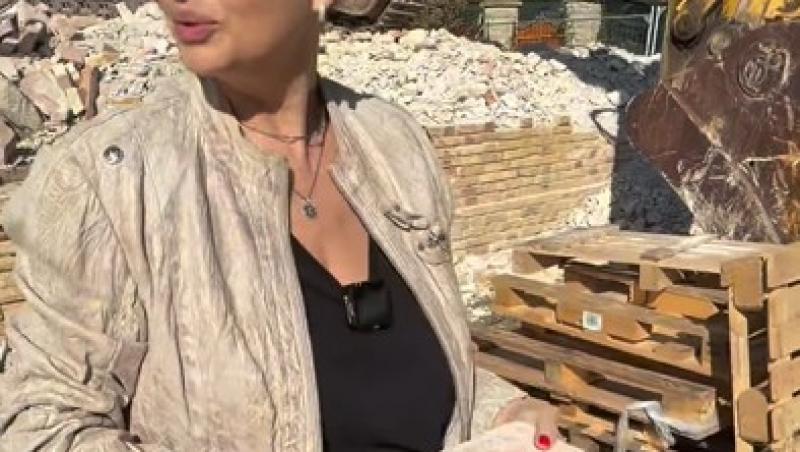 Cum arată casa Gabrielei Cristea din Italia, după începerea lucrărilor de renovare. Vedeta, surprinsă: „Șoc am avut”