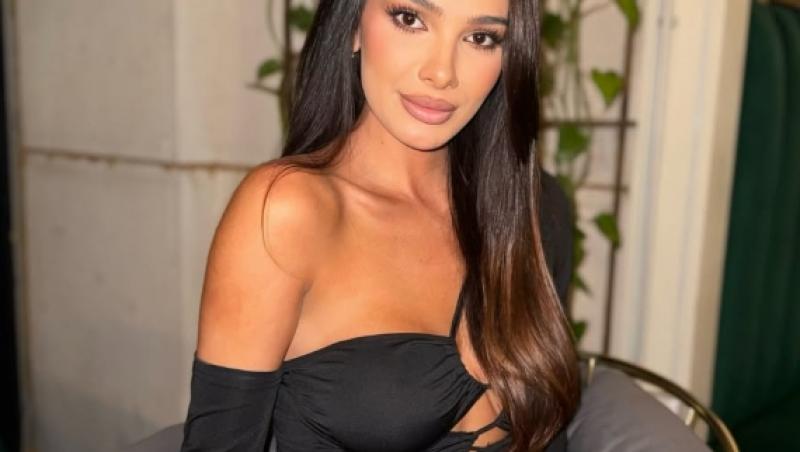 andreea craciun imbracata in negru