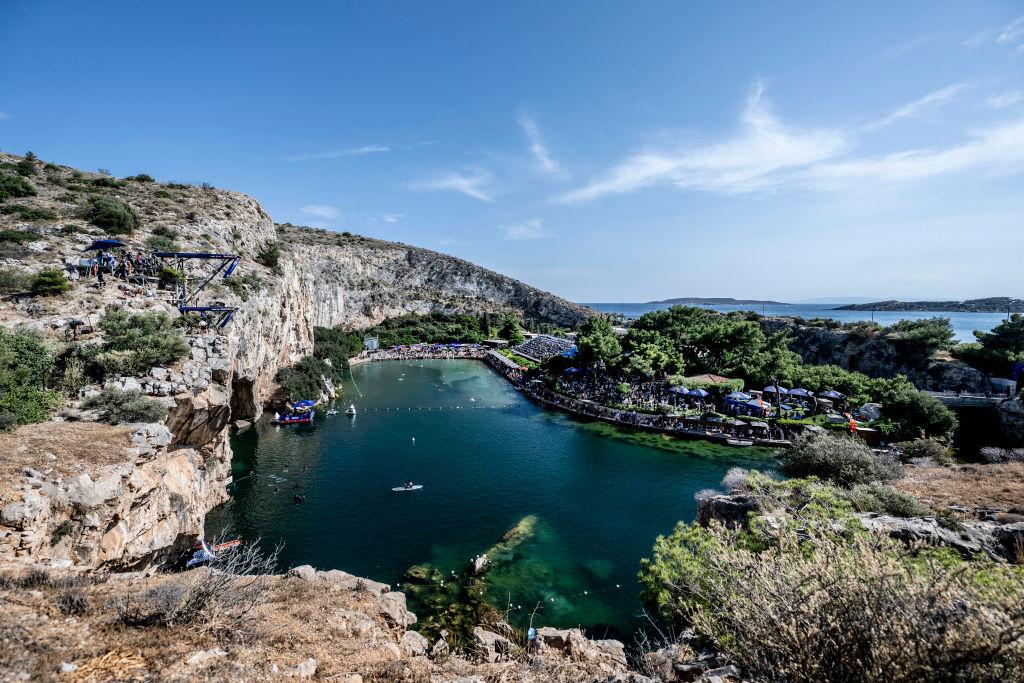 lacul vouliagmeni din grecia