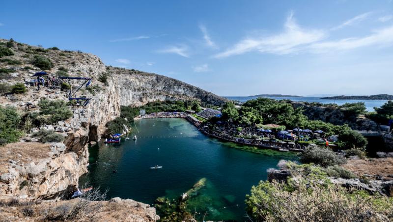 lacul vouliagmeni din grecia