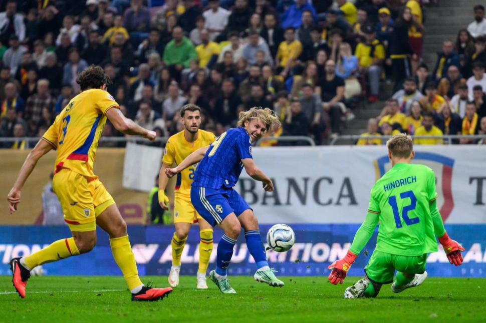 Rom&acirc;nia - Suedia 0-1. Patru &icirc;nfr&acirc;ngeri din patru jocuri! Meciul a fost liveVIDEO pe Antena 1 și AntenaPLAY!