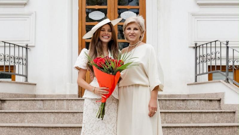 Primele imagini de la cununia civilă secretă a Valeriei Lungu cu Alex. Mama influenceriței a făcut totul public