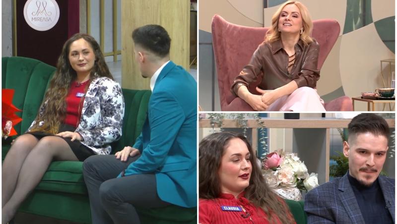 colaj foto cu claudia si daniel la mireasa