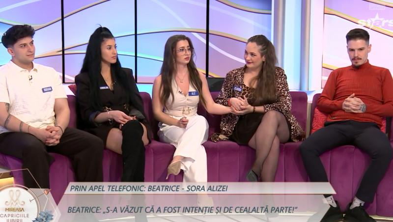 Mireasa, sezon 13. Aliz a plâns în hohote la auzul surorii. Ce părere are Beatrice despre gesturile fetei față de Dorian