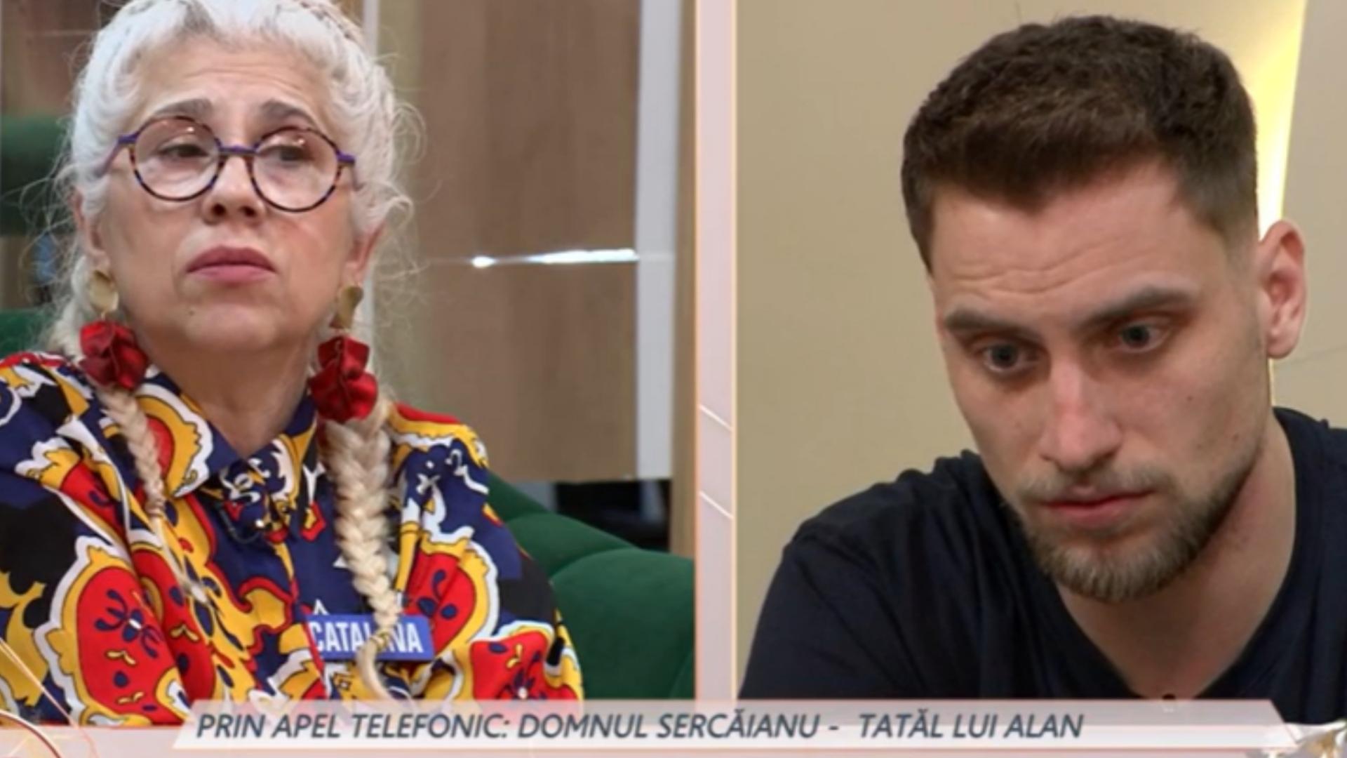 Mireasa, sezon 13. Tatăl lui Alan a intervenit telefonic &icirc;n direct. De ce s-a supărat domnul Sercăianu