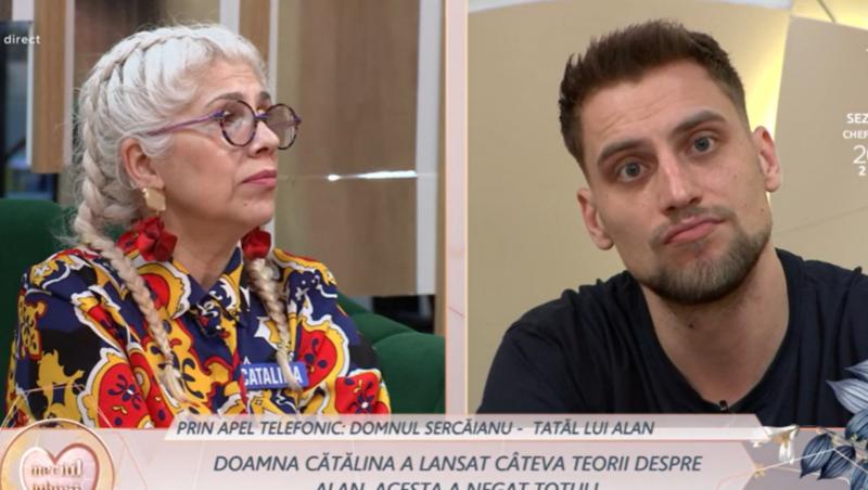 Mireasa, sezon 13. Tatăl lui Alan a intervenit telefonic în direct. De ce s-a supărat domnul Sercăianu