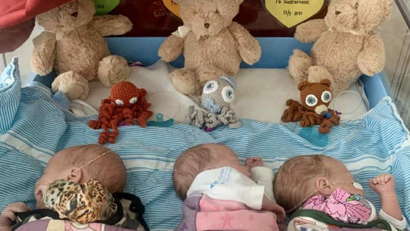 Femeia în vârstă de 50 de ani care a născut tripleți. Cum e posibil și care e explicația medicilor