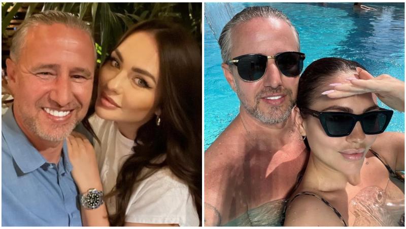 Colaj cu Corina Caciuc și Laurențiu Reghecampf &icirc;n două ipostaze diferite