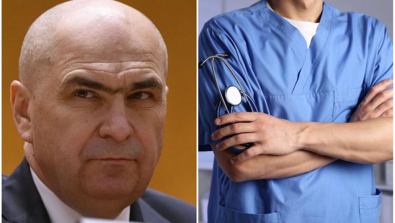 colaj foto cu ilie bolojan si un medic