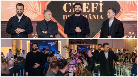 Jurații Chefi la cuțite, premiați la Gala Chefi de Rom&acirc;nia: &bdquo;Multă muncă. Pasiune, oboseală și stres&rdquo;