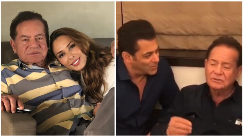 Colaj cu Salman Khan, Iulia V&acirc;ntur și Salim Khan, tatăl actorului