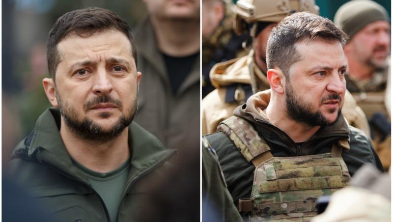 colaj foto cu volodimir zelenski