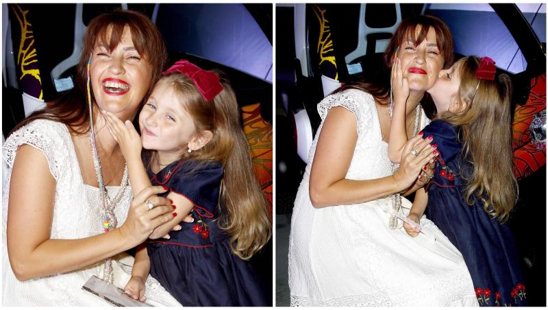 Colaj cu Rona Hartner și fiica ei, Rita Sumayla &icirc;n două ipostaze diferite