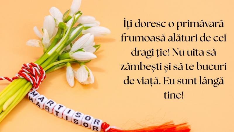 Mărțișor 2026: Felicitări cu „O primăvară frumoasă”, urări și SMS-uri pentru femei de 1 Martie