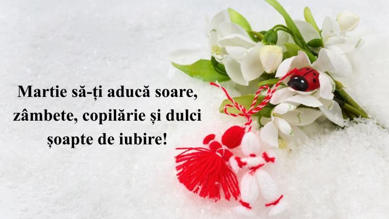 Mărțișor 2026: Felicitări cu „O primăvară frumoasă”, urări și SMS-uri pentru femei de 1 Martie