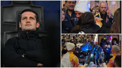 Cristian Chivu a purtat torța olimpică pe străzile din Milano. Cum au apărut Adelina Chivu și fiicele lor &icirc;n timpul momentului