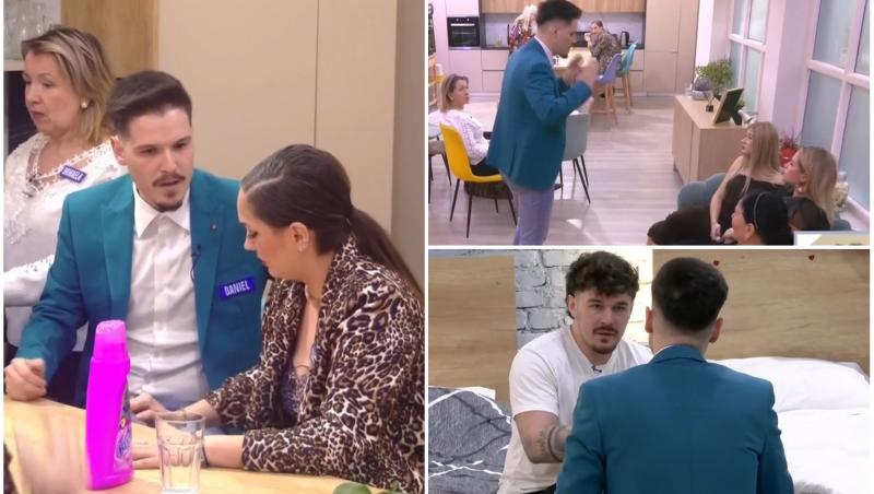 colaj foto cu marian, daniel si alti concurenti din casa mireasa sezonul 13