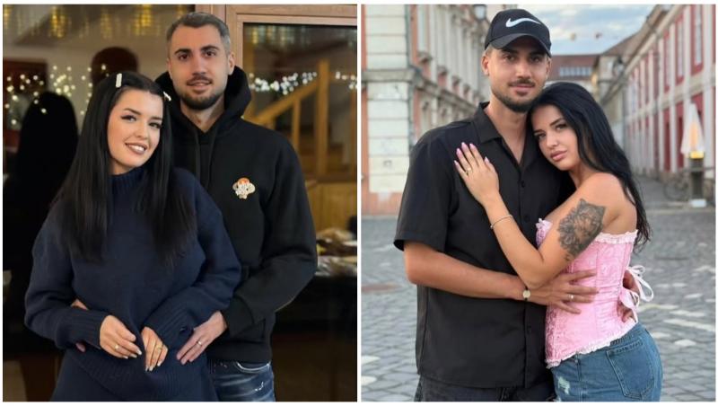 Colaj cu Dima și Sabrina, concurenții Mireasa sezon 7, &icirc;n două ipostaze diferite