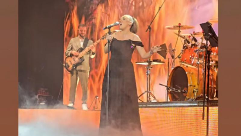 Ilona Brezoianu și Florin Ristei, dialog savuros pe scena Sălii Palatului: „Uite, am concert!”. Ce au cântat împreună