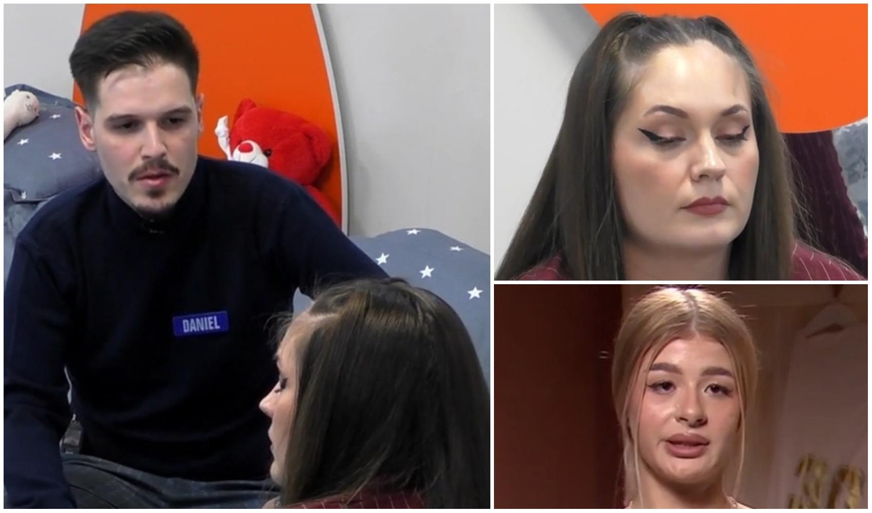 colaj foto cu daniel, claudia si diana, la emisiunea mireasa: capriciile iubirii