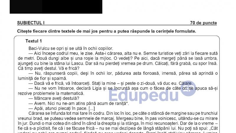 Simulare Evaluarea Națională 2026: Ce subiecte au primit elevii de clasa a VIII-a și cum a arătat baremul