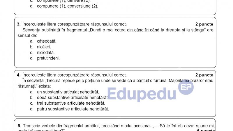 Simulare Evaluarea Națională 2026: Ce subiecte au primit elevii de clasa a VIII-a și cum a arătat baremul