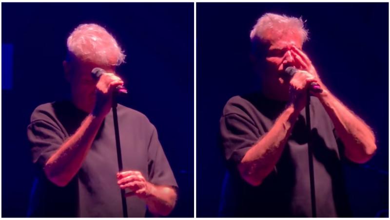 Colaj cu Dan Bittman &icirc;n două ipostaze diferite la concert Arad, cu lacrimi &icirc;n ochi