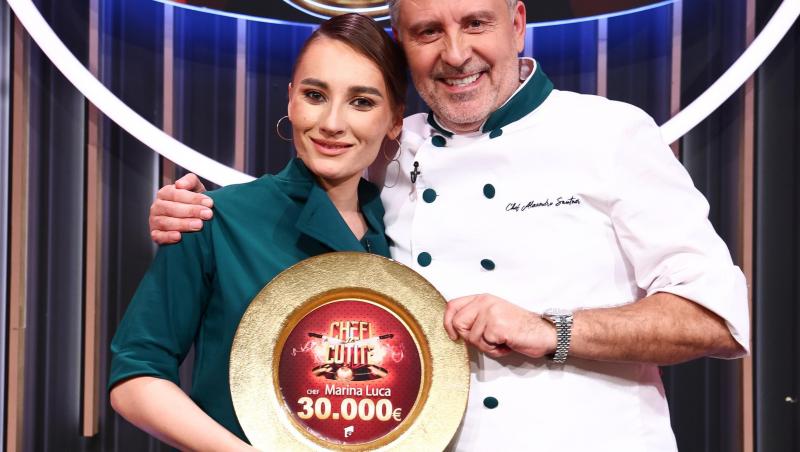 Cine este Marina Luca, câștigătoarea sezonului 17 Chefi la cuțite. Concurenta a gătit deserturi pentru mari celebrități