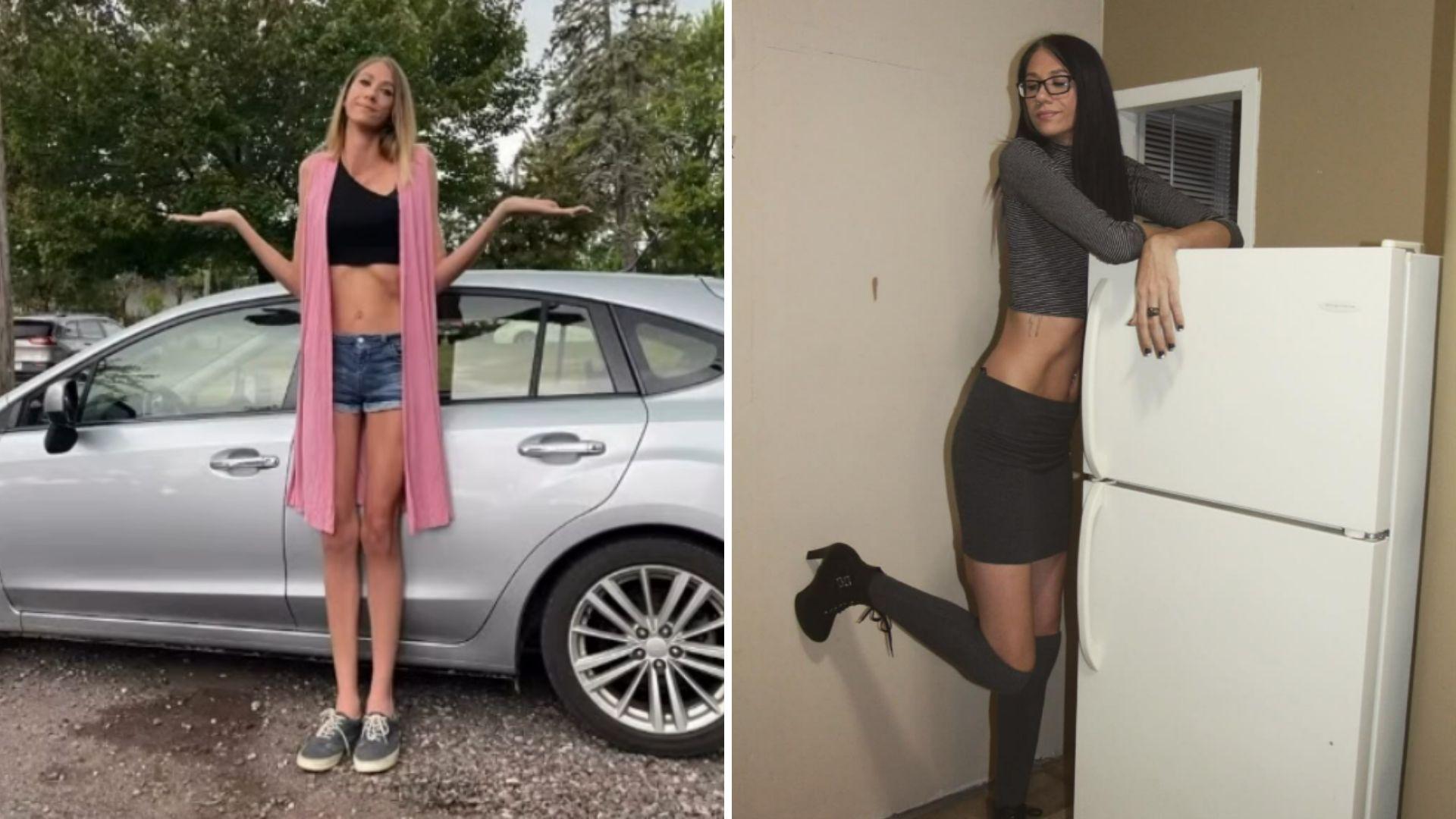 Povestea incredibilă a femeii care are 2.03 metri. Cum arată l&acirc;ngă un bărbat cu &icirc;nălțime normală