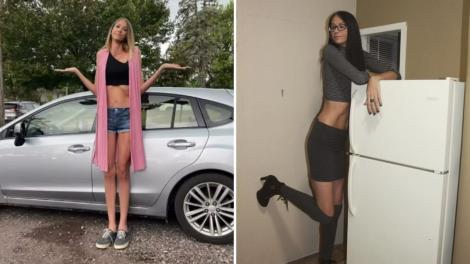 Povestea incredibilă a femeii care are 2.03 metri. Cum arată l&acirc;ngă un bărbat cu &icirc;nălțime normală