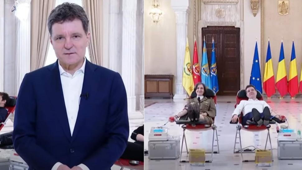 Nicușor Dan a donat s&acirc;nge la Palatul Cotroceni. Video cu mesajul oficial al președintelui Rom&acirc;niei