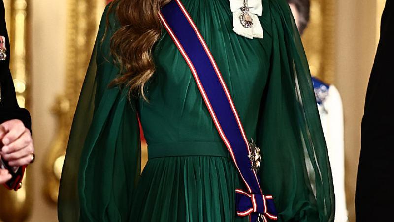 Kate Middleton, look seducător. Cum a uimit recent, la Banchetul de Stat oferit în cinstea președintelui nigerian