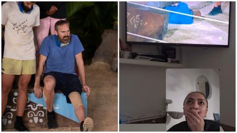 Cum a reacționat Bella Santiago c&acirc;nd și-a văzut soțul suferind la TV. Nicu Grigore s-a accidentat grav la Survivor