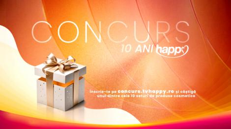 Happy Channel a lansat concursul aniversar al lunii martie: 10 premii la &icirc;mplinirea a 10 ani de povești captivante