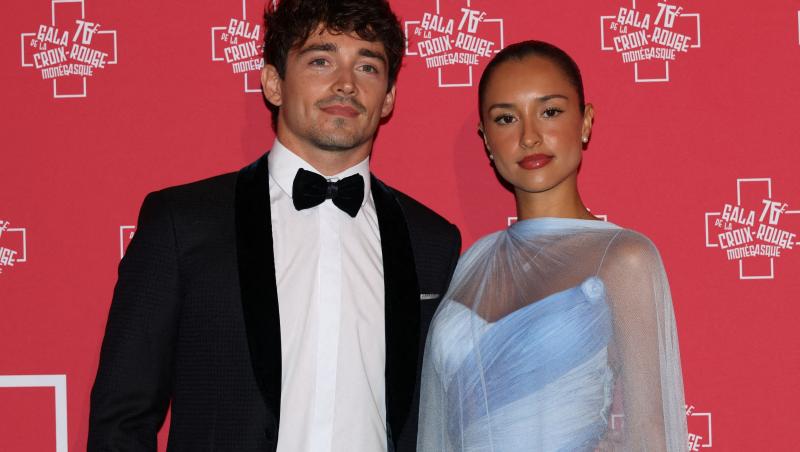 Pilotul de Formula 1 Charles Leclerc s-a căsătorit cu Alexandra Saint-Mleux. Cum au fost surprinși în ziua nunții