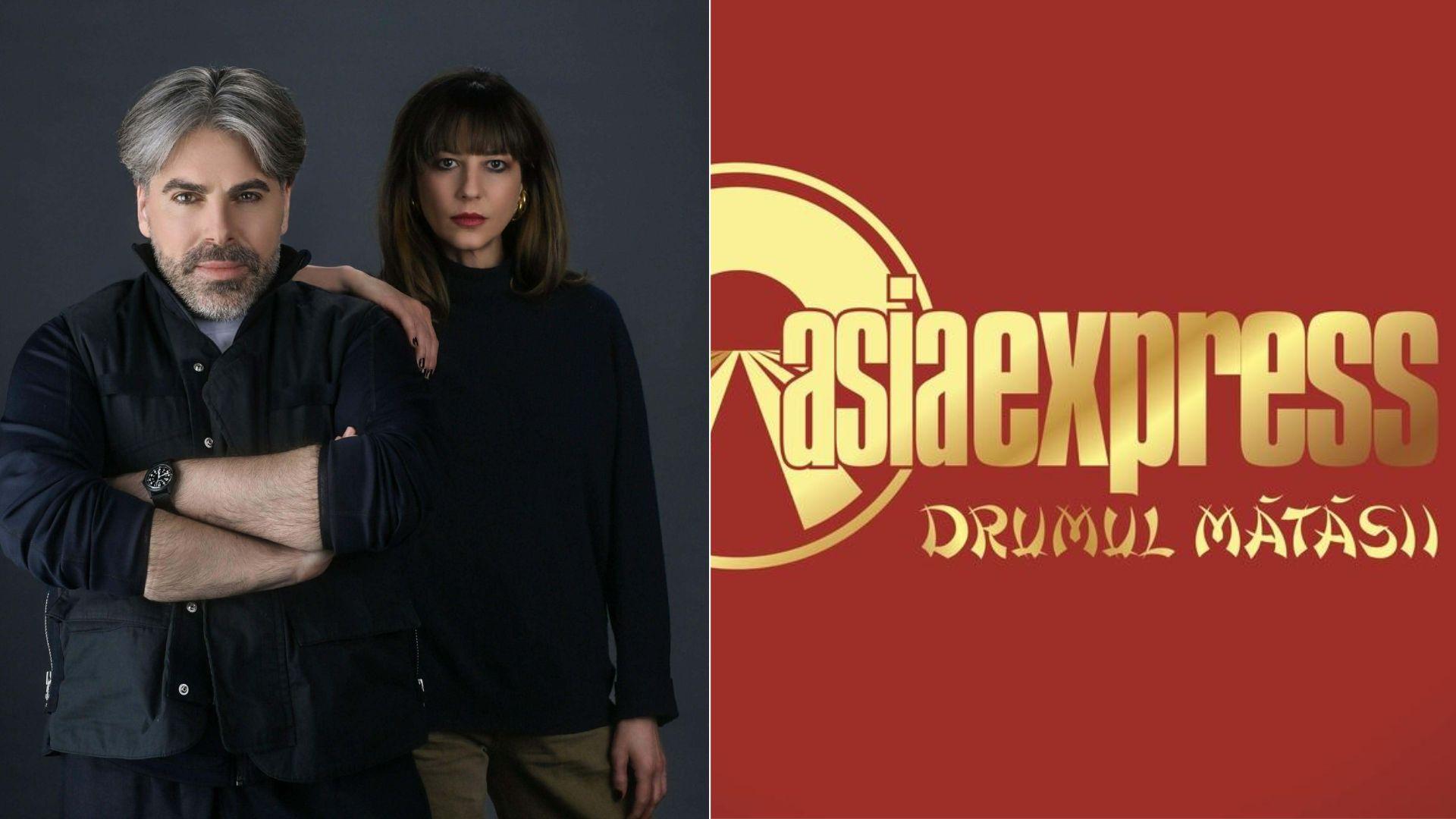 Connie Preda și Maurice Munteanu într-un colaj pentru Asia Express 2026
