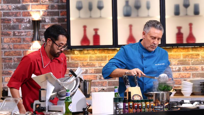 Chefi la cuțite, 24 martie 2026. Chef Alexandru Sautner și-a enervat colegii de platou și i-a făcut să „fiarbă”. Ce le-a făcut