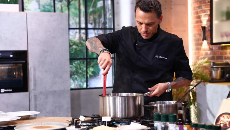 Chefi la cuțite, 24 martie 2026. Chef Alexandru Sautner și-a enervat colegii de platou și i-a făcut să „fiarbă”. Ce le-a făcut