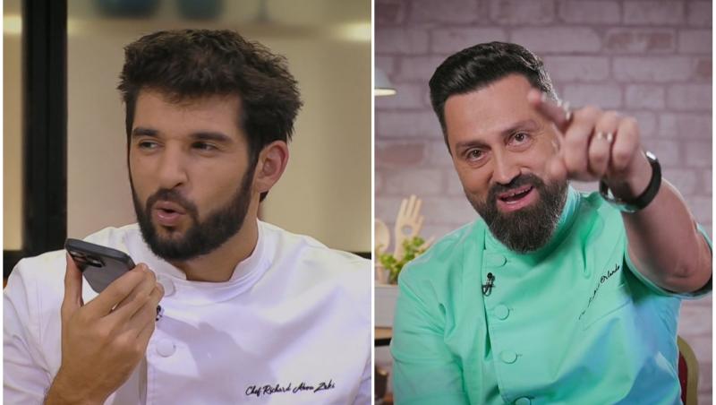 colaj foto cu chef richard abou zaki si chef orlando zaharia