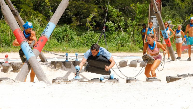 Survivor, 29 martie. Cu nervii întinși la maxim, spiritele s-au încins la jocul de recompensă. Ce echipă a câștigat